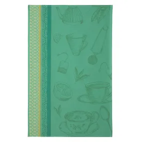 Mishmash Tea (Meli Melo The) French Jacquard Cotton Dish Towel by Coucke