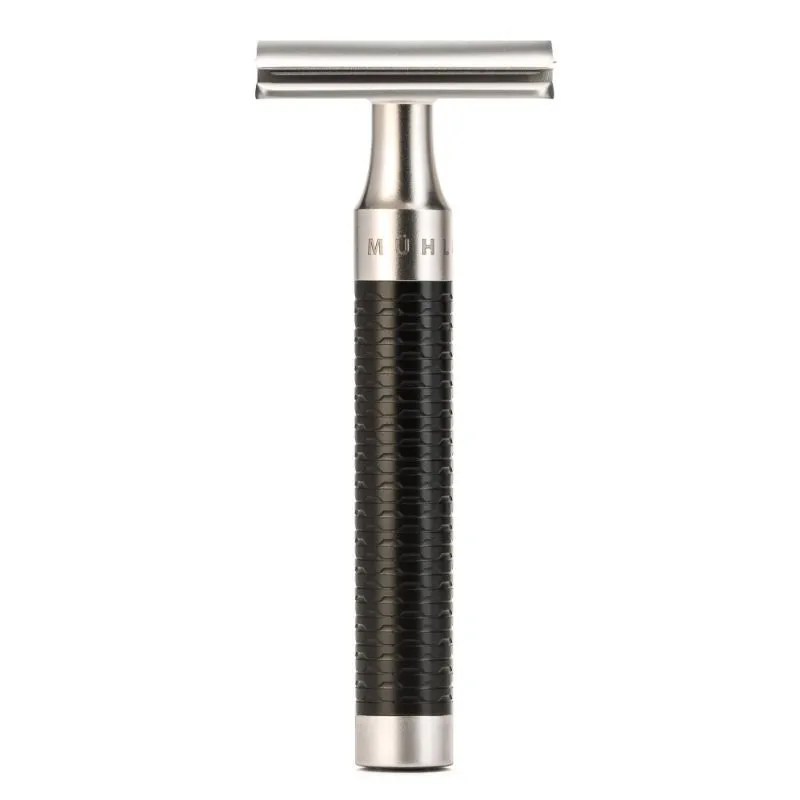 MUHLE Rocca, Stainless Steel Black, Safety Razor