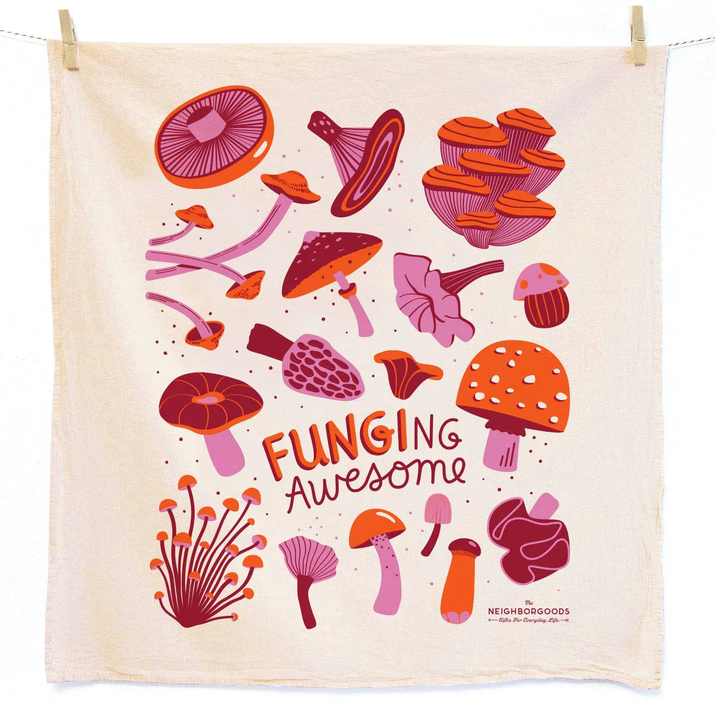 Mushroom & Gourd - Tea Towel (Set of 2)