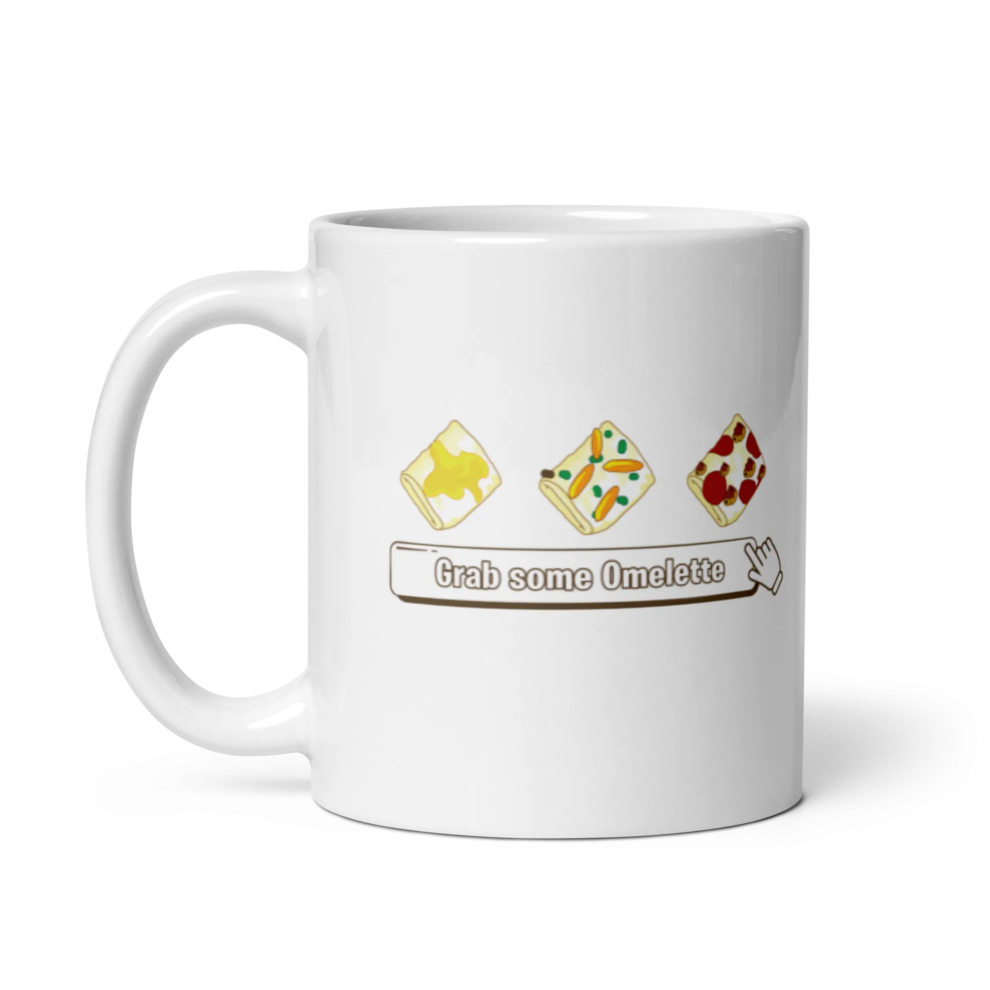 Neopets "Grab Some Omelette" White Glossy Mug