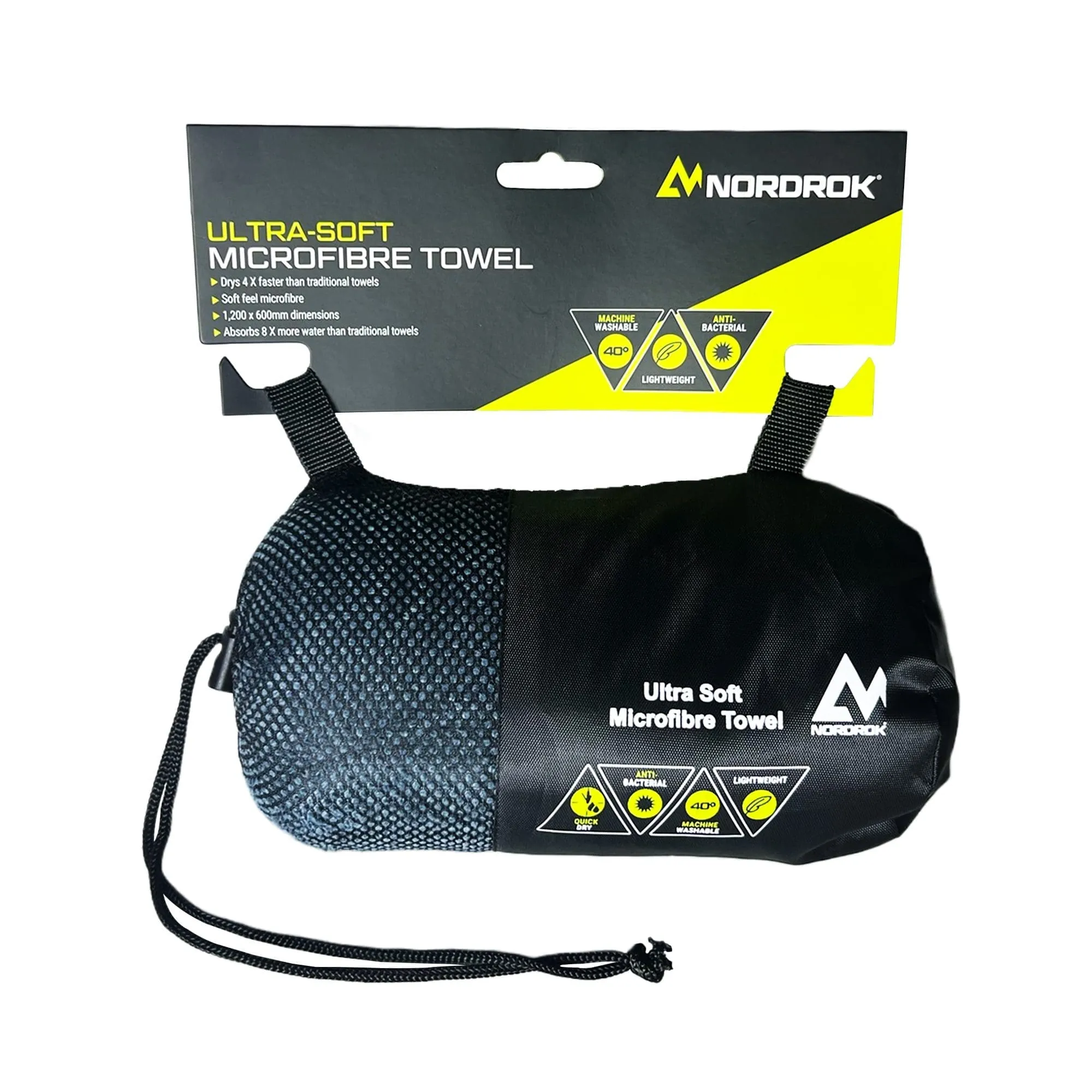 Nordrok Ultra Soft Microfibre Towel 1200x600ml