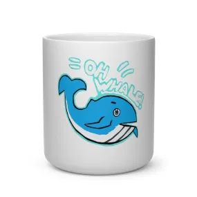 Oh Whale Heart Shape Mug