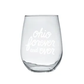 Ohio Forever and Ever Stemless Wine Glass (Discontinued)