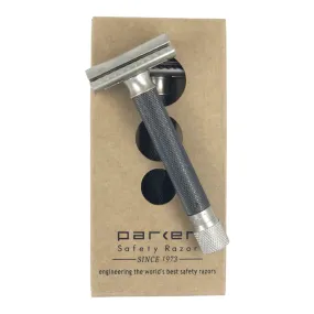 Parker Variant Adjustable Safety Razor, Graphite Coloured Handle