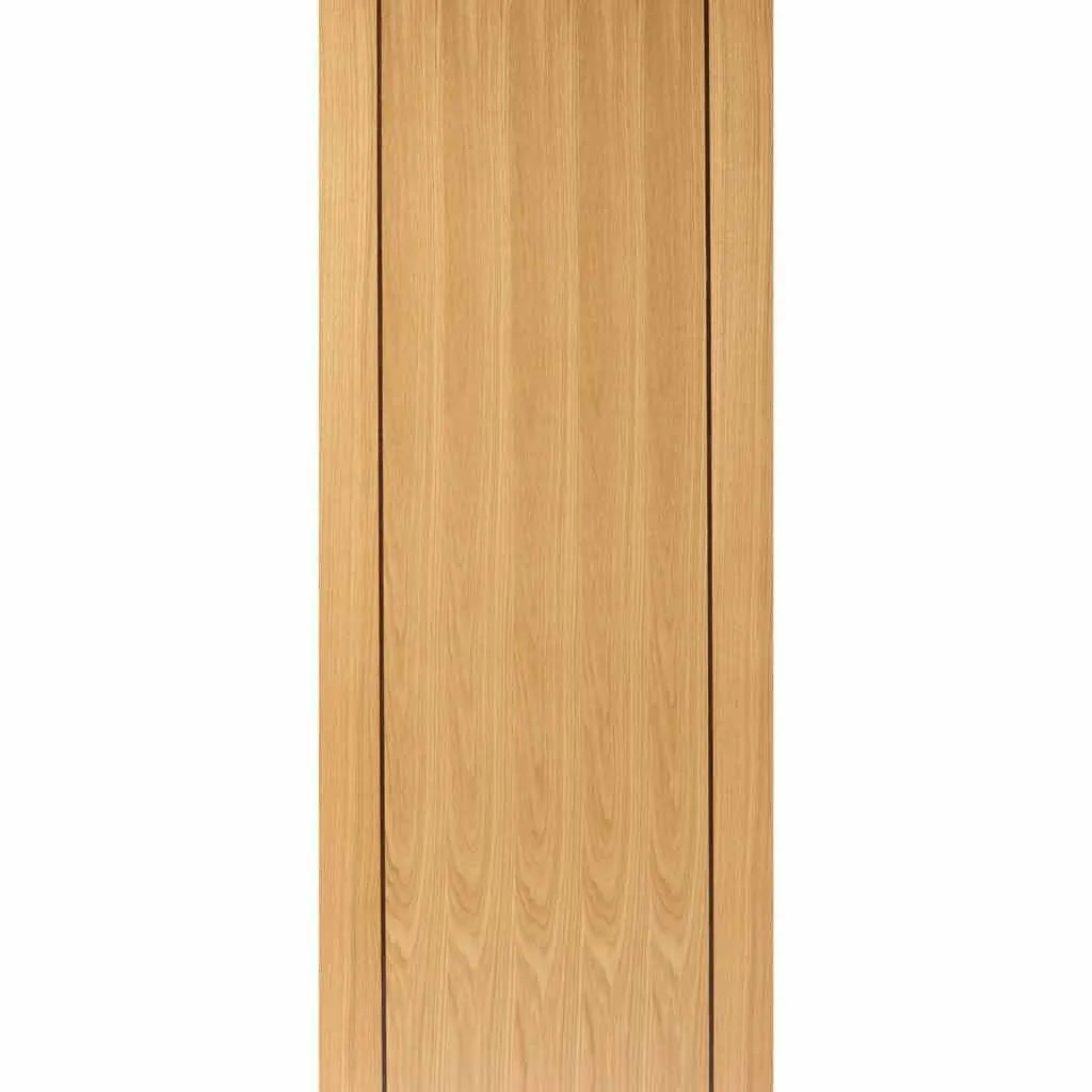 Pass-Easi Four Sliding Doors and Frame Kit - Chartwell Flush Oak Door - Prefinished