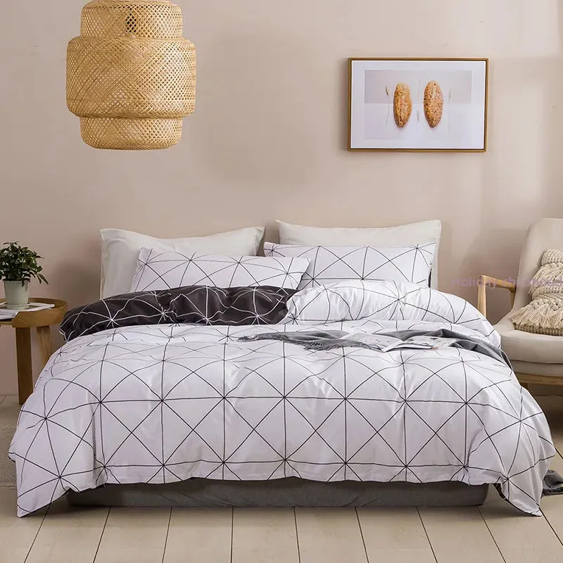 Pattern Duvet Cover King Size Home Soft Queen Quilt Cove linen