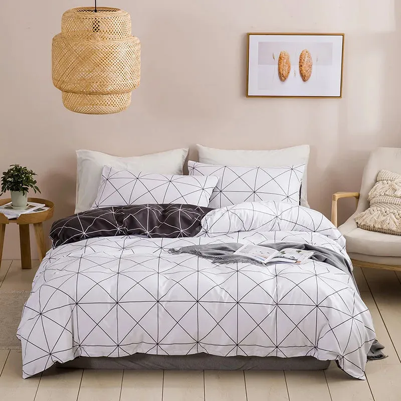 Pattern Duvet Cover King Size Home Soft Queen Quilt Cove linen