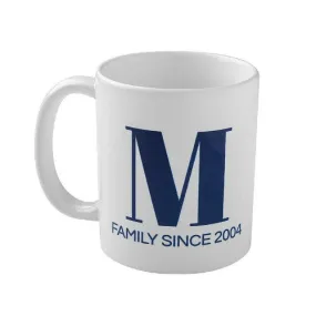 Personalized Monogram Ceramic Coffee Mug