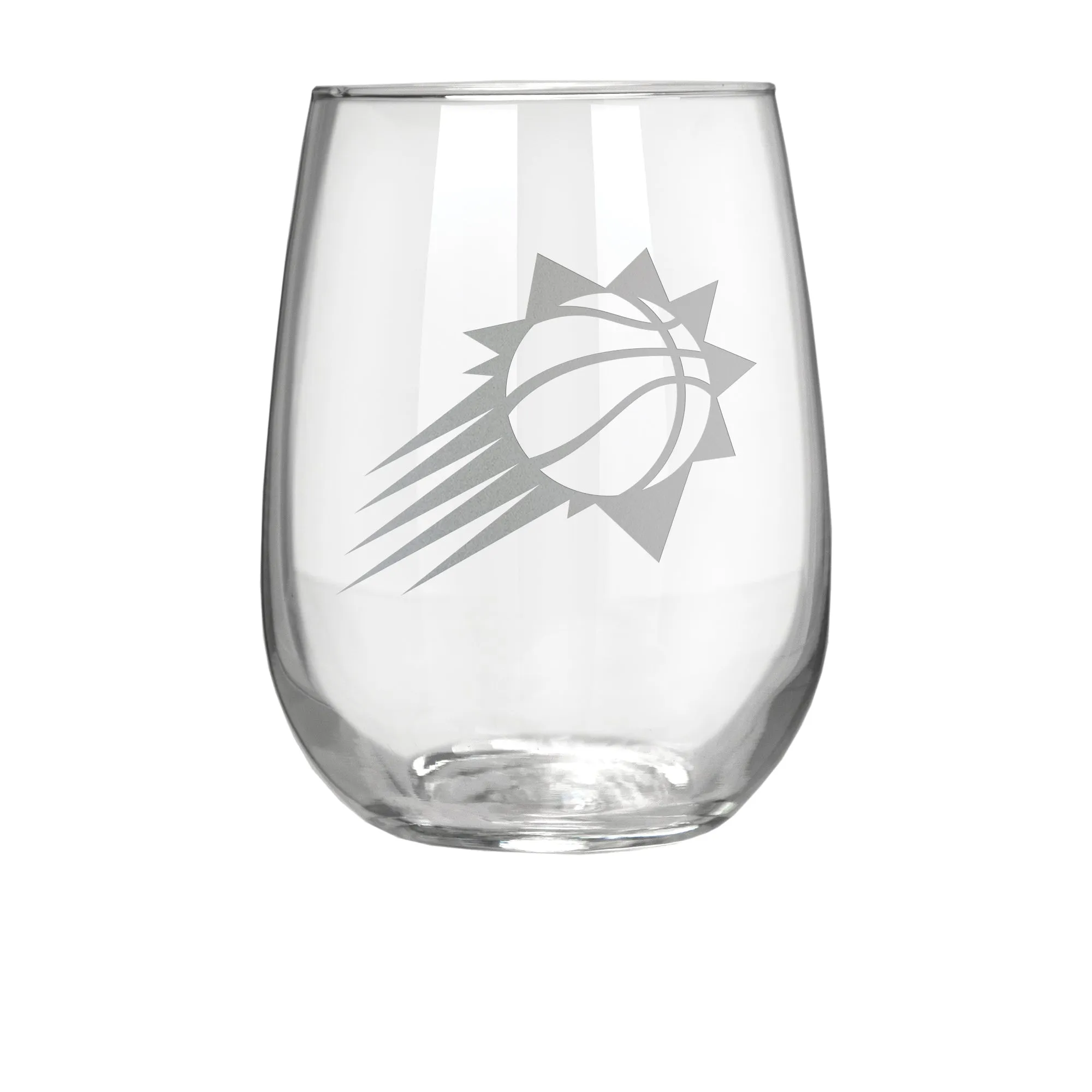 Phoenix Suns 17 oz. Stemless Wine Glass