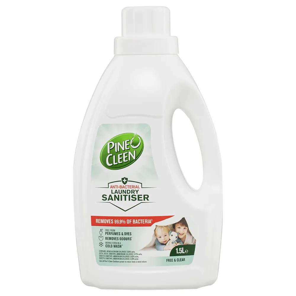 Pine O Cleen Antibacterial Laundry Sanitiser Free & Clear 1.5L