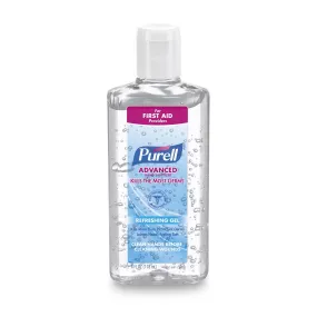 Purell Advanced Hand Sanitizer 70% Ethyl Alcohol Gel, Bottle, 4 oz, Fruit Scent