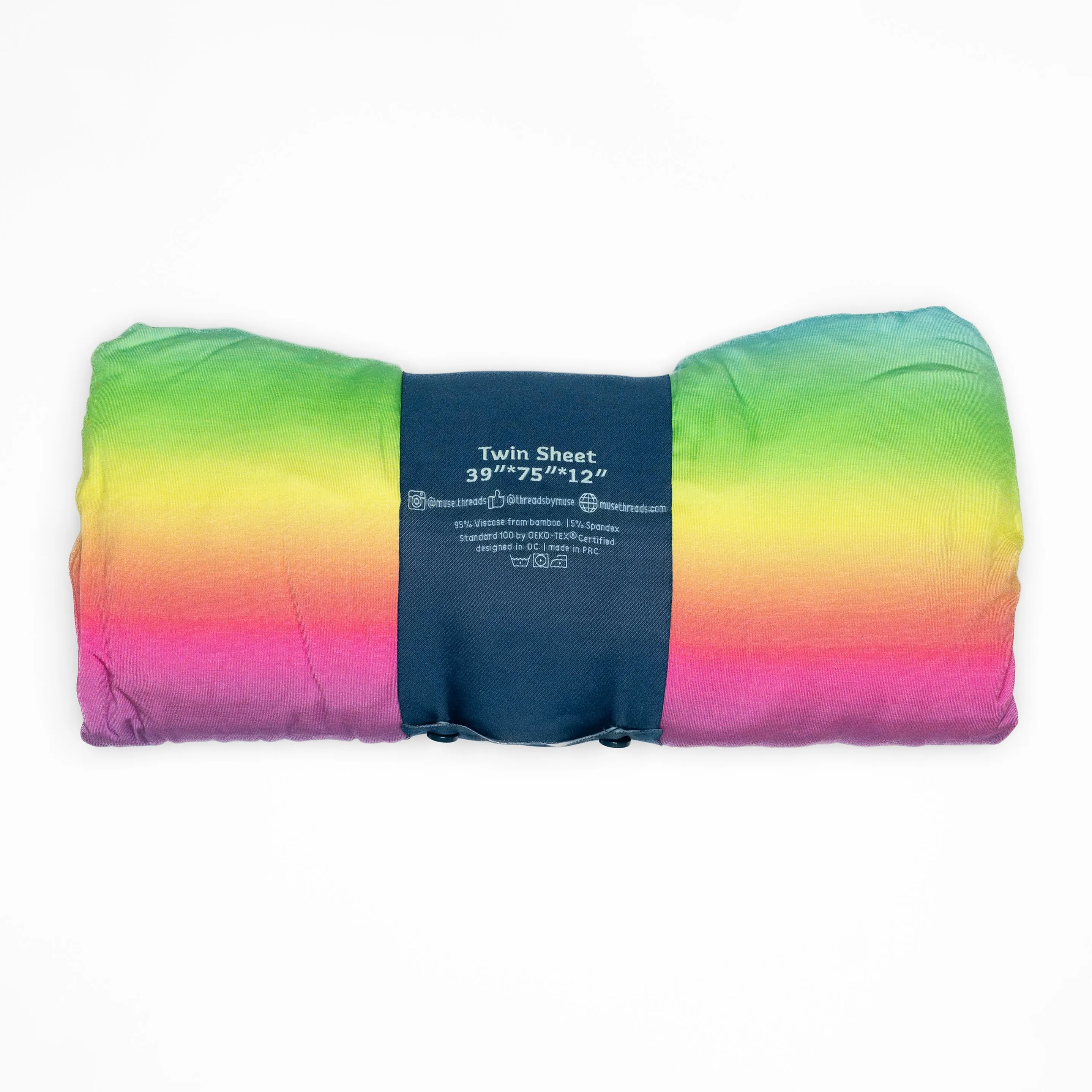 Rainbow Gradient Twin Fitted Sheet