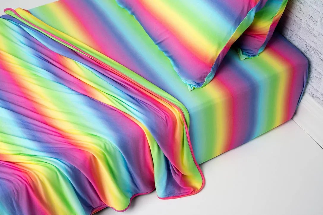 Rainbow Gradient Twin Fitted Sheet