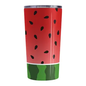 Red and Green Watermelon Tumbler Cup