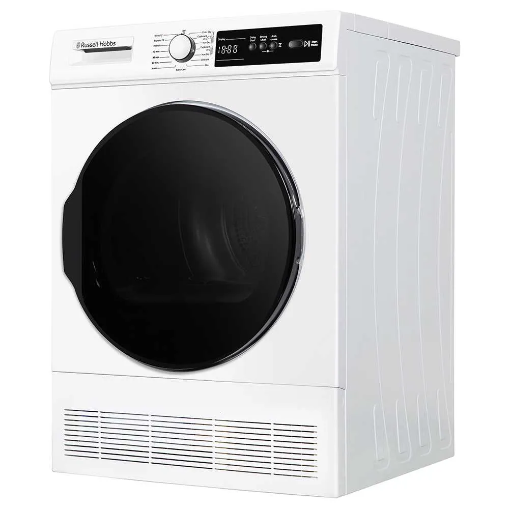 Russell Hobbs RH8CTD111W 11 Series 8kg Condenser Dryer -B Rated- White