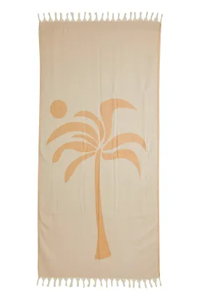 Salty Shadows Turkish Towel Palm Tree