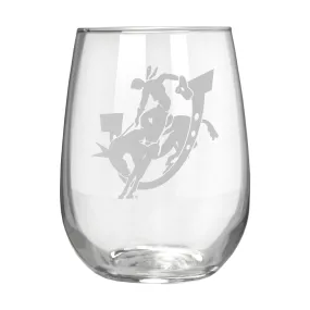 Southern Arkansas Muleriders 17 oz. Stemless Wine Glass