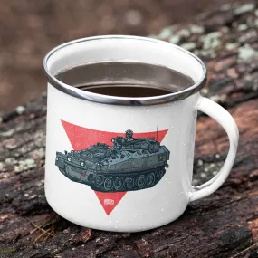 SPARTAN TANK ENAMEL MUG