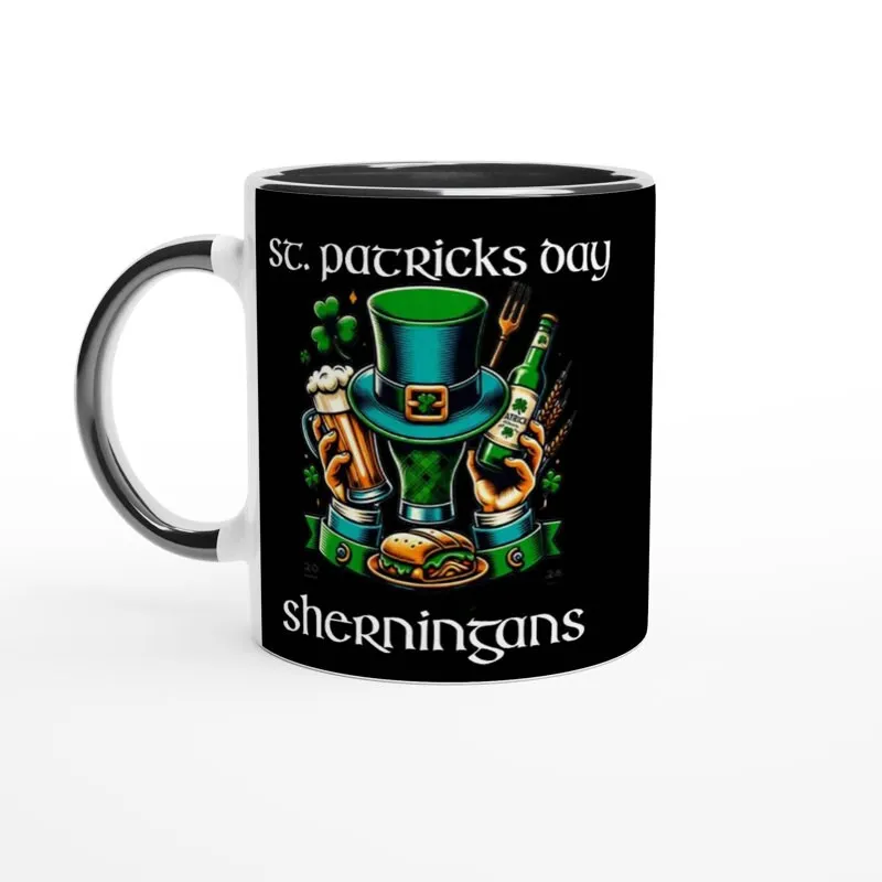 St Patrick’s day shenananigans  Coffee Mug, st patrick day mug, 11oz ceramic coffee mug,