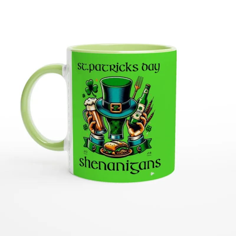 St Patrick’s day shenananigans  Coffee Mug, st patrick day mug, 11oz ceramic coffee mug,