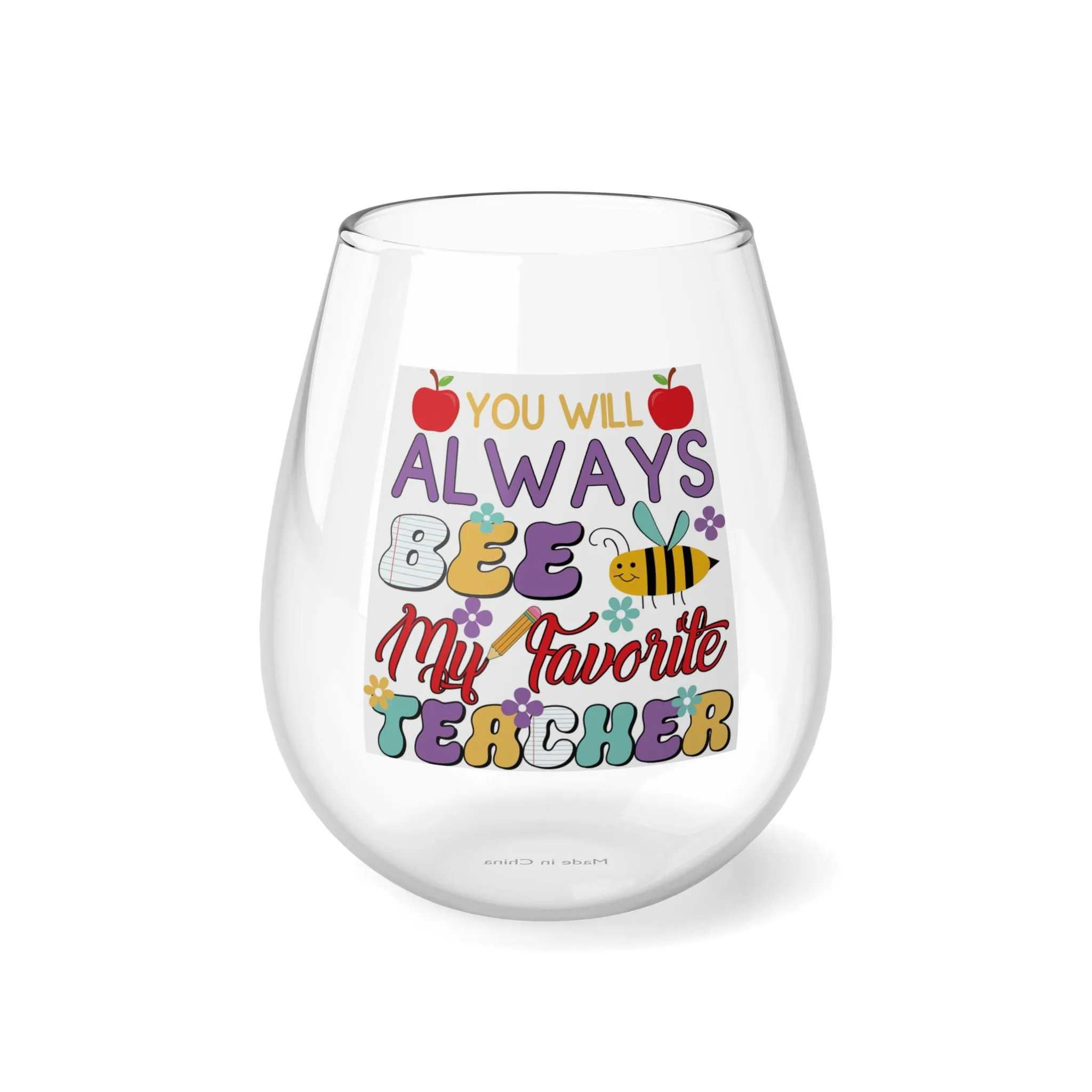 Teacher Wine Glass