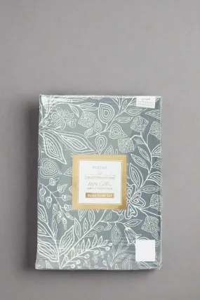 Teal 2 Piece Botanical Printed Duvet Cover Set (Single Size)