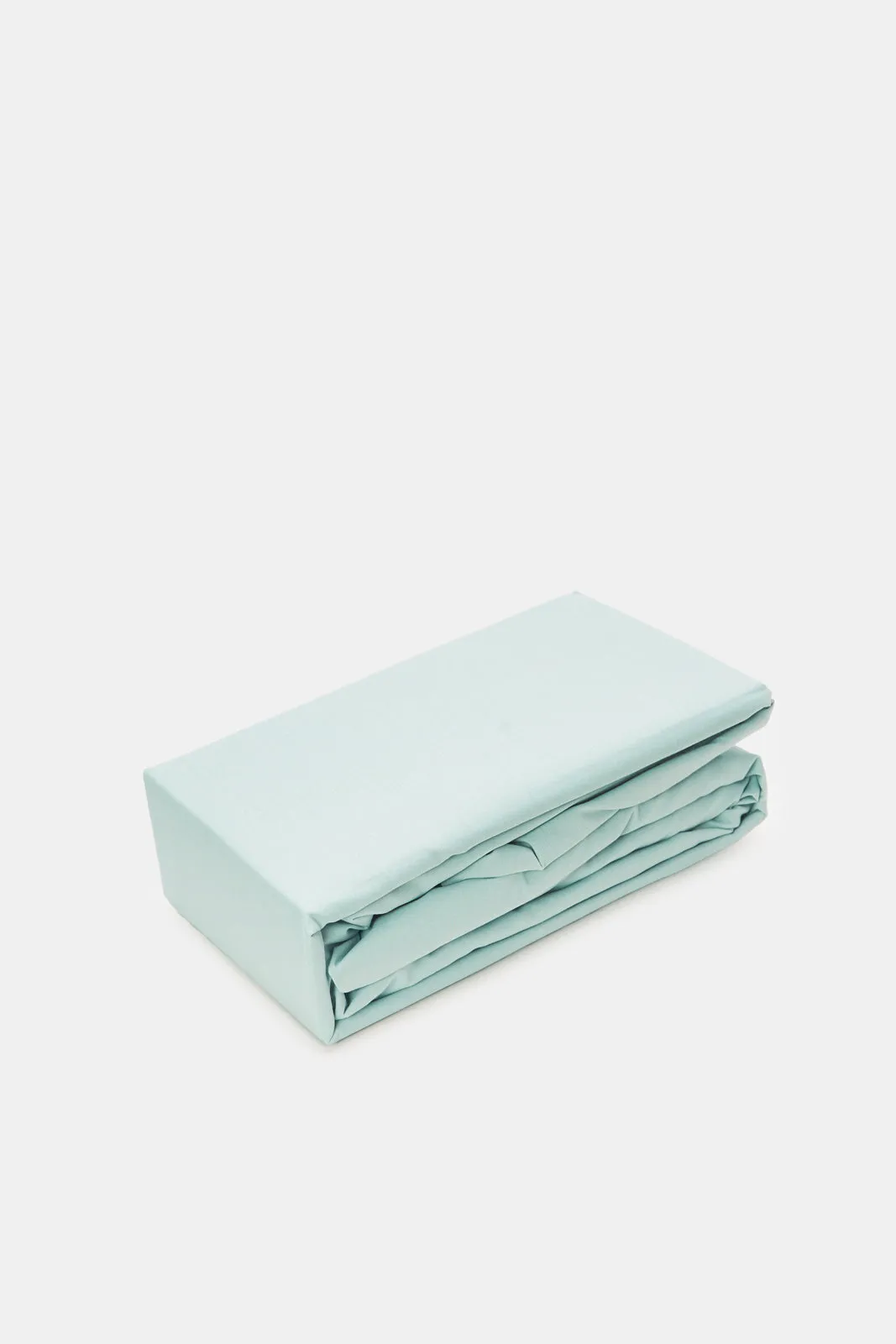 Teal Solid Fitted Sheet (Double Size)