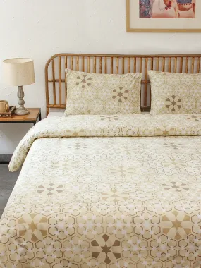 The Wily Kaleidoscope Duvet Cover (Beige)