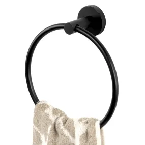 Towel Ring丨Brushed Nickel Towel Ring for Bathroom丨Modern Simple Round Kitchen Hand Towel Ring