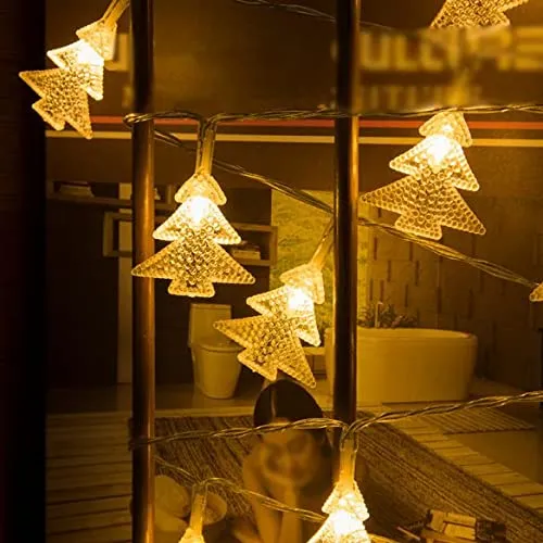 Warm White LED Christmas Tree Light for Christmas with, 14 Bulb for Bedroom Holiday Party Home Indoor Outdoor Decoration.