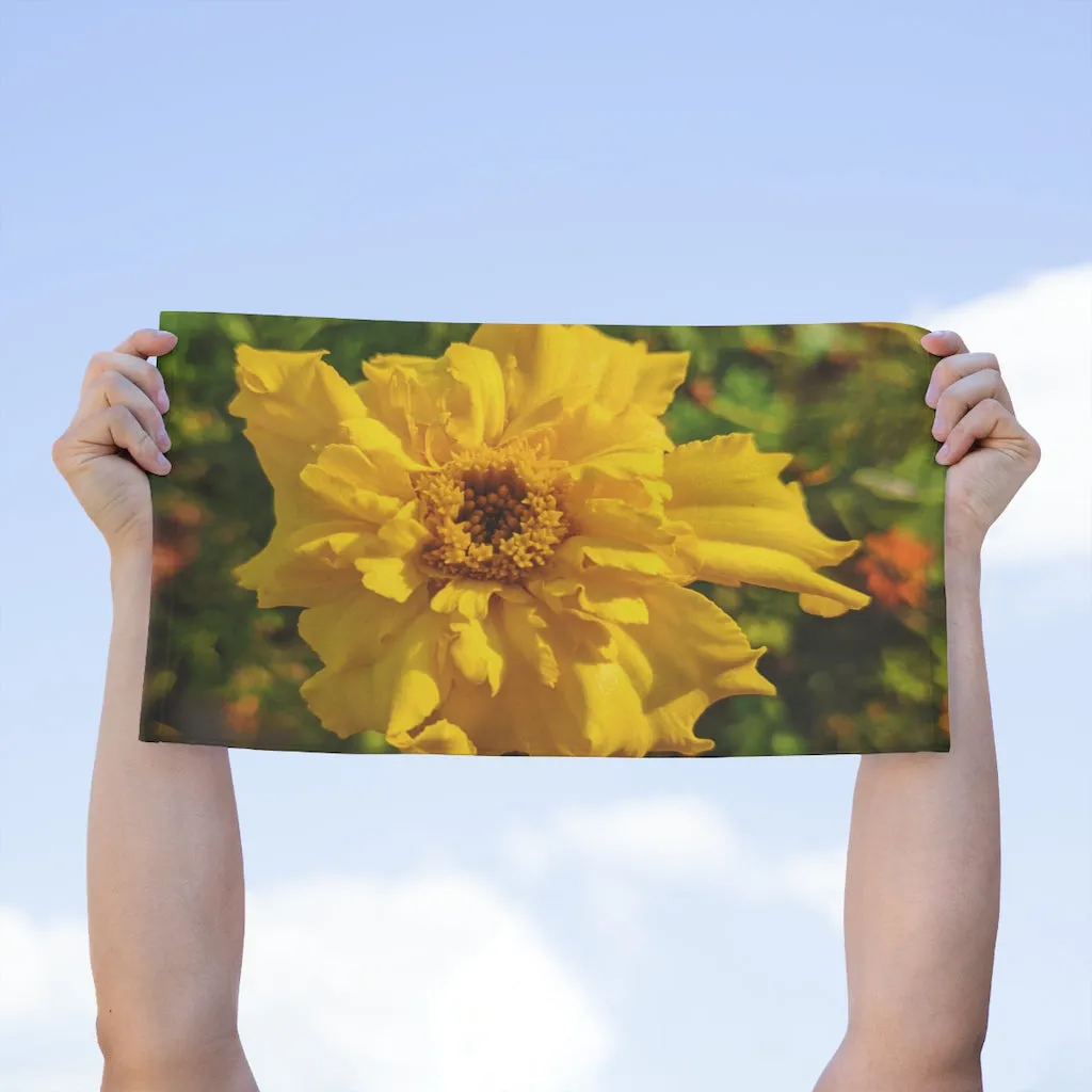 Yellow Flower Rally Towel, 11x18